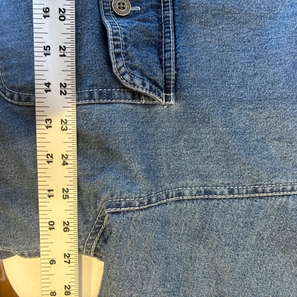 Levi Strauss Levis Mens XXL Denim Shirt Jacket Fleece Lined Shacket Workwear - Picture 3 of 7